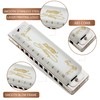 East top Diatonic Blues Harmonica Bb Key T008L 10 Hole