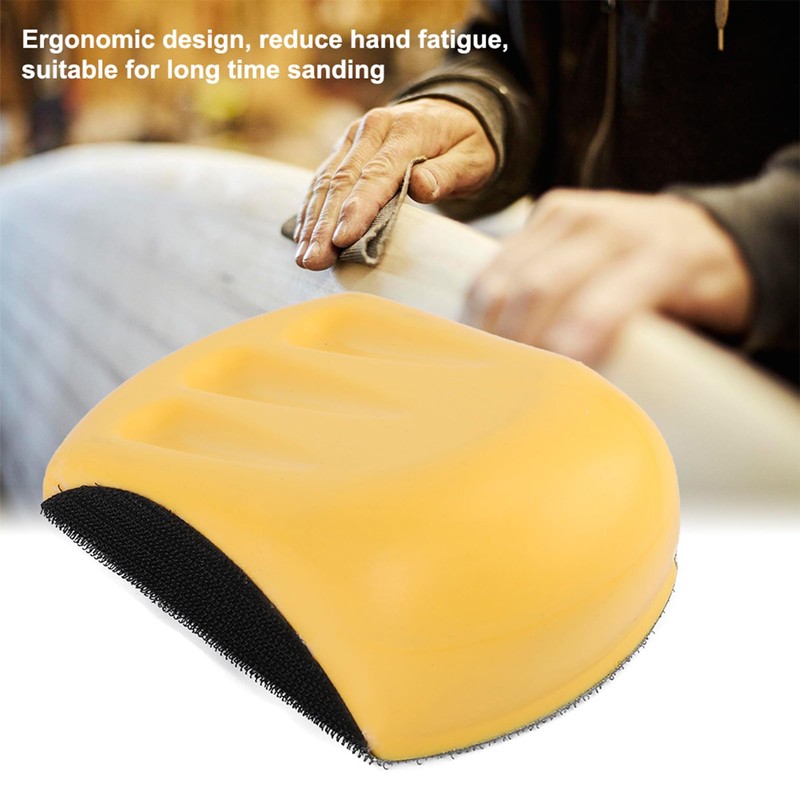 Manual Sanding Block Velcro Hand Sanding Block Polishing Disc 5