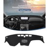 BIBLOZ Dash Cover for Hyundai Santa Fe 2019-2023 Accessories Black