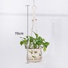 WeedGuard Outdoor Plant Hanger Macrame – Handcrafted Knotted Lifting Rope