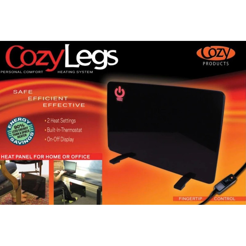 Cozy Products 150-Watt Legs Flat Panel Heater-CL