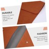 KONTONTY Organizer Briefcase A4 Document Bag Portable Pu Document Envelope