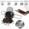 HAUSPROFI Tea Infuser, 304 Stainless Steel Tea Strainer with Lid
