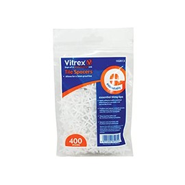 Vitrex VIT102013 102013 Essential Tile Spacers 3mm Pack of 400, White