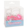 iscream 10 Light Pretty Pink Hearts 65" Long Battery Operated