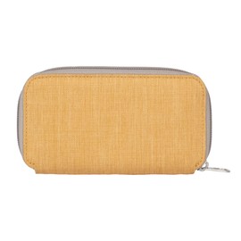 HAIKU Intrepid Small and Slim Women's Wristlet Wallet, Clutch Purse, Zip Around RFID-Blocking Credit Card holder, and ID Holder, Honeycomb