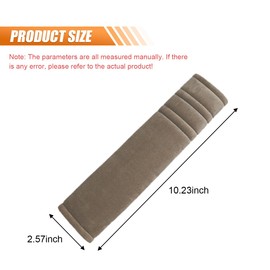 LAINLOY 2PCS Car Seat Belt Cover, Comfortable Car Shoulder Pad Cushions, Car Seat Belt Shoulder Strap Covers Protector for Driving, Universal Fit for All Cars and Backpack (Coffee)