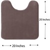Madeals Toilet Mat and lid Cover Set with Toilet Tank