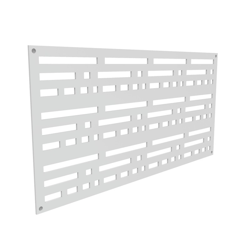 Barrette Outdoor Living 73030576 Morse Decorative Screen Panel, White