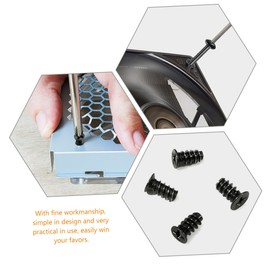 MERRYHAPY Building Kit 50pcs Fan Mounting Screws Self-Tapping Computer Case Screws for Air Cooler Fan Mounting
