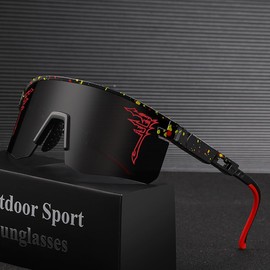 ACEXPNM Two Sizes Baseball Sunglasses For Adults and Youth Boys Girls Kids UV400 Men Women Outdoor Sports Sun Glasses (CY1)