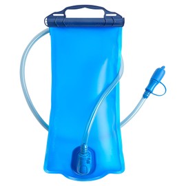 AXEN Hydraiton Bladder 2L, Large Opening Leak Proof Water Bladder, Water Reservoir Storage Bag for Hydration Pack, Blue