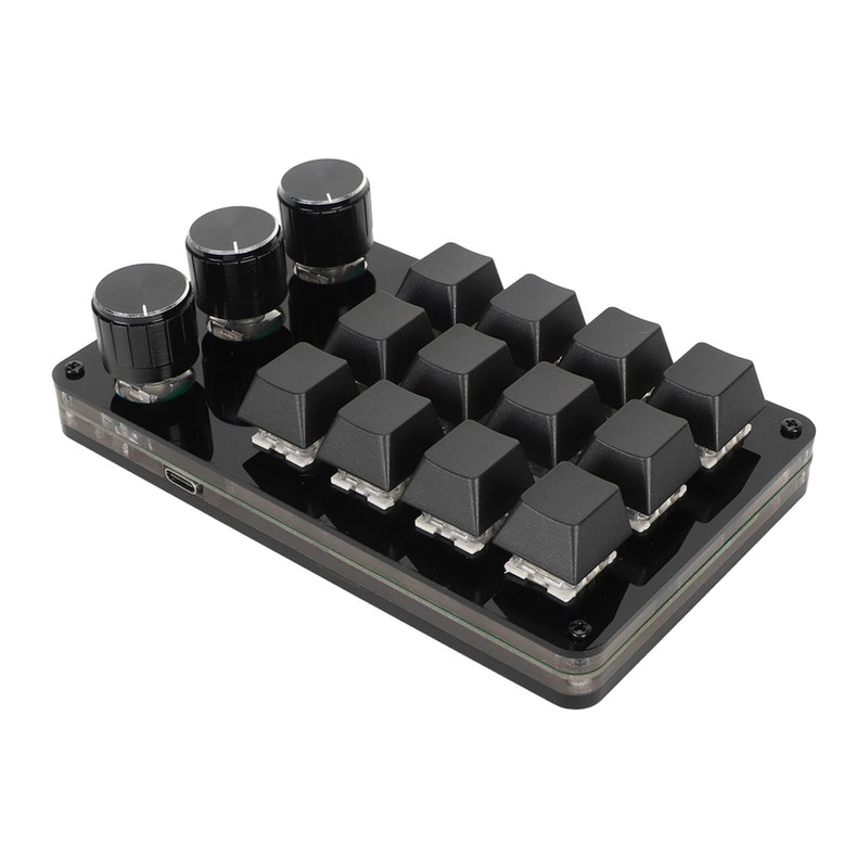 Mini 12 Key Keypad with 3 Knob Custom Programme Hot