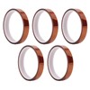 5Pcs High Temperature Tape Heat Resistance Insulating Heat Transfer Tape