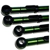 LRNJ ANODIZED GREEN ALUMINUM ADJUSTABLE 2 SETTINGS SUSPENSION LIFT RODS