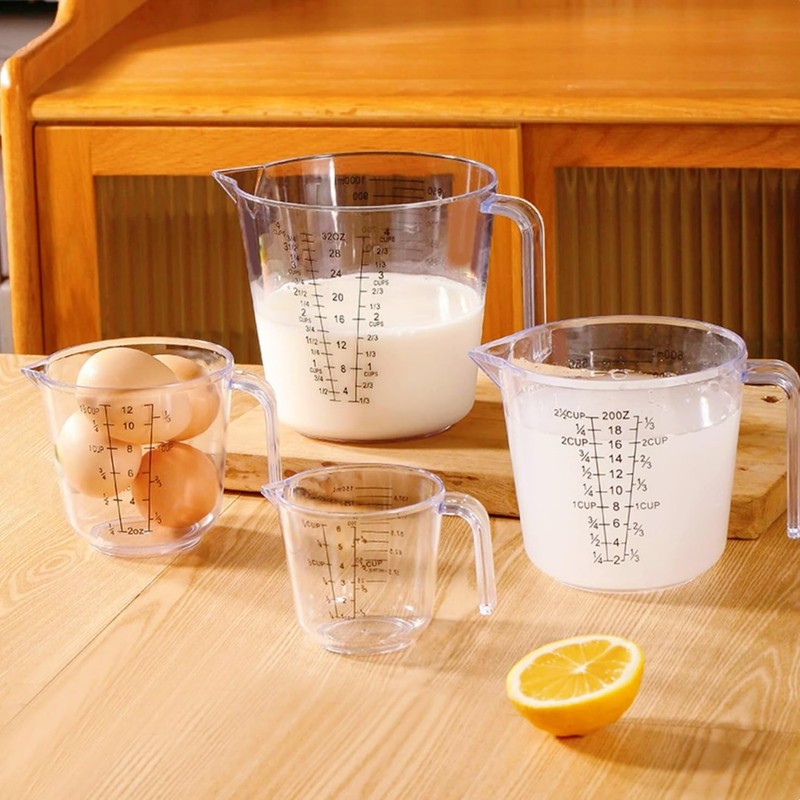 7x Stainless Steel Measuring Cups with 6x Measure Spoons Set,4x