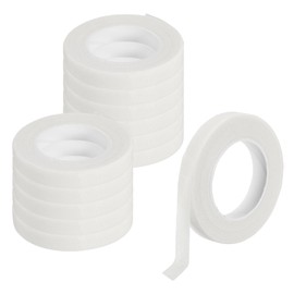 LUMLLSAJI Floral Tapes - 12 Pcs Florists Tapes Crepes Papers Flowers Bouquets Tapes Water Proof for Craft Stems Wraps - 30 Yard Length - White