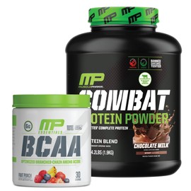 Muscle Pharm Muscle Pharm Combat 4lb Chocolate Protein and MusclePharm Fruit Punch BCAA's