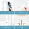 HOMEART Peel and Stick Backsplash Subway Tile, Stacked Bond Linear