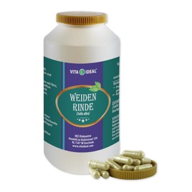 Silber Weidenrinde 180 Kapseln je 310mg rein natürliches Pulver, ohne Zusatzstoffe