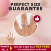 Egnaro Women's Silicone Anniversary Rings, Inner Arc Ergonomic Breathable Design