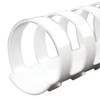 White Comb Binding Spines 1/2-inch [pk of 300] 13mm