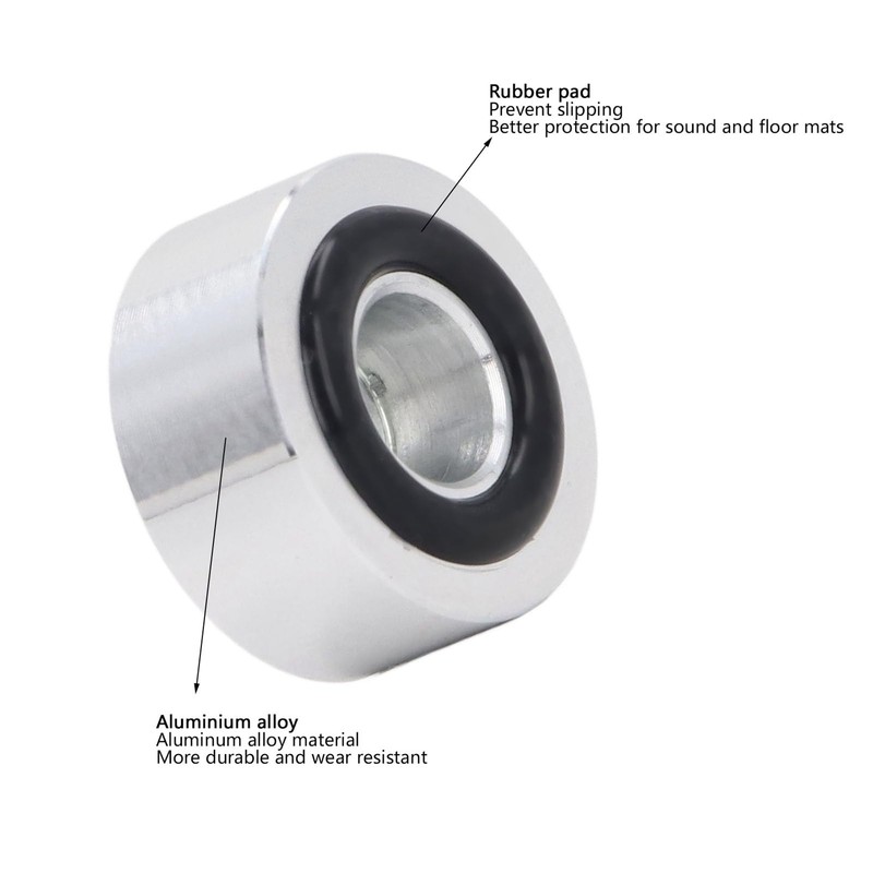 4 Pcs Speaker Feet, Shock Base Pad Spikes, Aluminum Shockproof