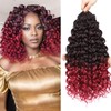 Lanse Gogo Curl Crochet Hair 14 Inch 8 Packs Ocean