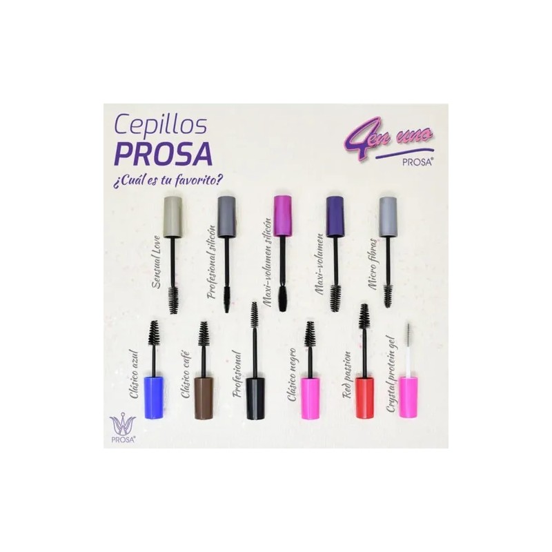 Kit Prosa De 5 Rímel De Color Producto Original
