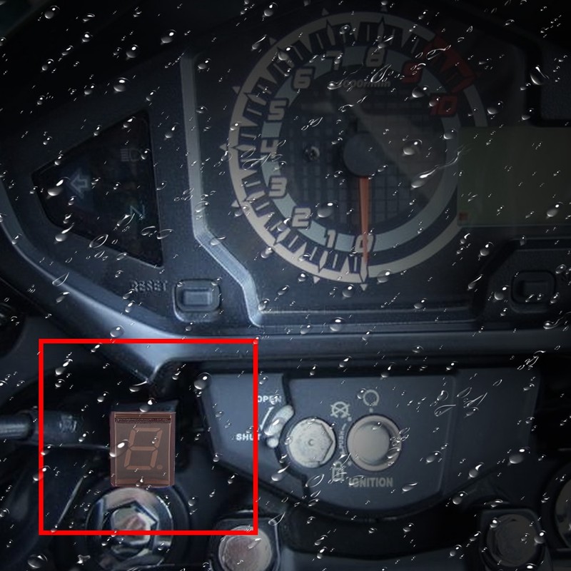 Universal Motorcycle 6 Speed Digital Gear Indicator Shift Lever Sensors