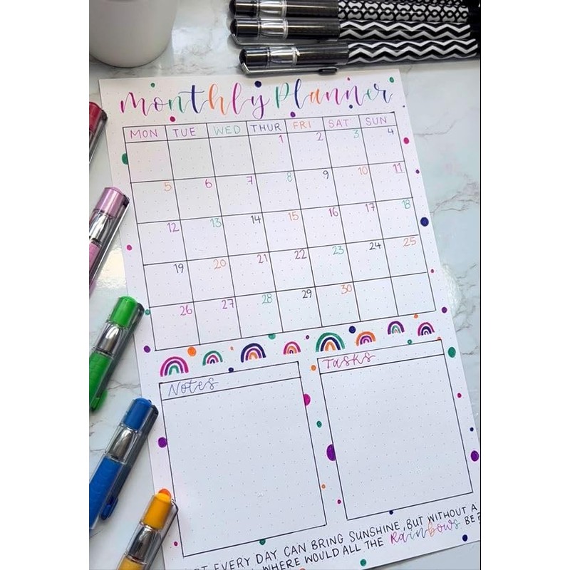 Helix Oxford Monochrome Gel Black Ink Pens x4