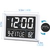 SZELAM Alarm Clock, Digital Clock,5.5 "Larger Display LED Electric Digital