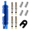 ciciment 10pcs Valve Core Remover Tool Kit for Presta Schrader