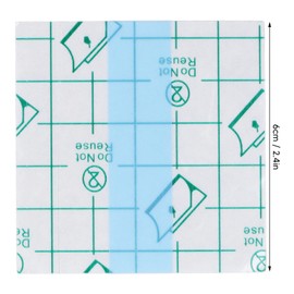 100 Uds. Paleta de Maquillaje para Manos, Película de PU Impermeable, Paleta de Mezcla de Maquillaje Desechable Autoadhesiva