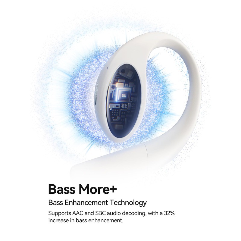 1MORE Open Earbuds S51 Open Earbuds, Non-Blocking, Lightweight, Bluetooth 5.3,