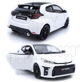 Artbox /Maisto Deco & 1:24 Toyota GR Yaris White Mini Car Diecast / /마이스토 데코앤 1:24 도요타 GR 야리스 화이트 미니카 다이캐스