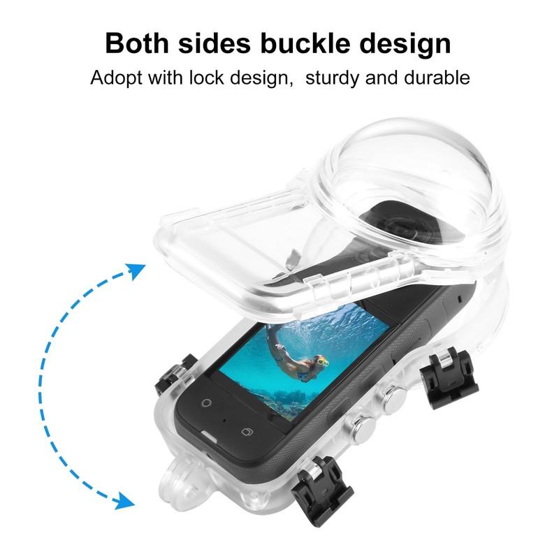 MotuTech Waterproof Case for Insta360 X4 Action Camera 50 m