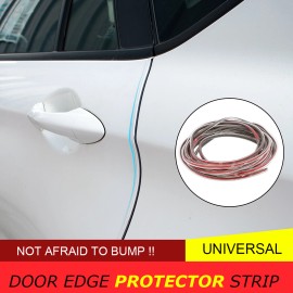 XUKEY Car Door Boot Edge Protector Strip Trim Rubber U Shape Guard Seal Transparent US