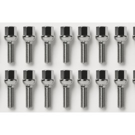 20 Pcs Lug Bolts Ball Seat 14x1.5 Thread 28mm Shank