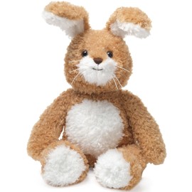 Bearington Scruffles The Stuffed Easter Bunny, 16 Inch Rabbit Stuffed Animal, Stuffed Rabbit