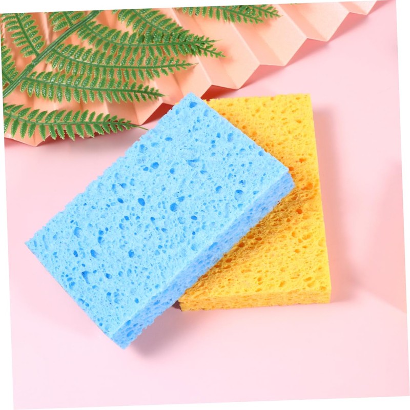 Healeved 16pcs Cellulose Sponge Cleaning Tools Refill Sponges Sink Scrubber
