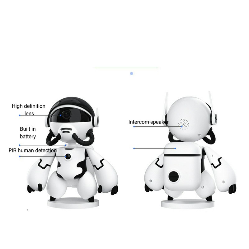 Indoor Security Camera PIR Human Detection 2MP Night Vision Video