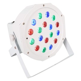 Rockville Battery PAR 50 White Rechargeable LED DMX DJ Club Wash Up-Light+Remote