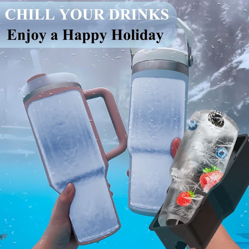 Ice Cube Tray Silicone Ice Mold for 40 oz Tumbler