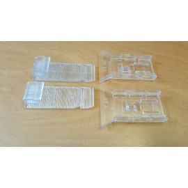 Graber Valance Clip /Clips wood or fauxwood blinds 2 sets clear