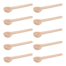 BQLZR Small Bath Salt Candy Spoon for Kitchen 2.76" Length x 0.55" Diameter Pack of 10