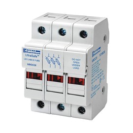 Mersen USCC3I UltraSafe Indicating Class CC Fuse Holder, 3 Poles
