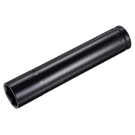 uxcell 1/2" Drive by 30mm Deep Impact Socket, Heat-Treated CR-V Steel 8" Length, 6-Point Metric Sizes