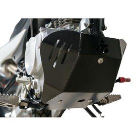 Tusk Aluminum Skid Plate Compatible with Honda XR150L 2023-2025 (Black)