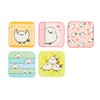 Marushin 0535002600 Mini Towels, Set of 5, Shimanaga no Shimamaru